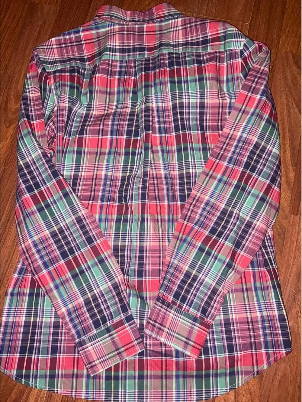 Polo Ralph Lauren Shirt Boys Size Large Plaid Button Up Colorful